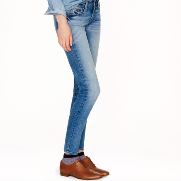 J. Crew light wash Toothpick skinny ankle jeans - Picture 2 of 8